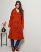 Manteau Julia carotte