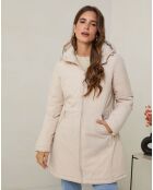 Doudoune réversible Aurélie beige