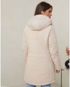 Doudoune réversible Aurélie beige