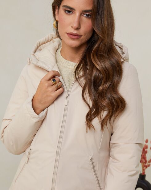 Doudoune réversible Aurélie beige