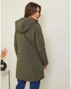 Giacca reversibile Aurélie kaki
