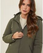 Giacca reversibile Aurélie kaki
