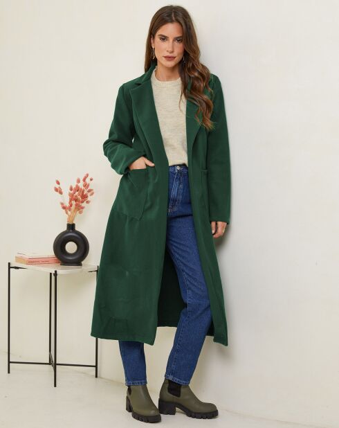 Manteau Jeanne vert sapin