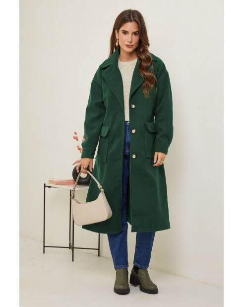 Manteau Lola vert sapin