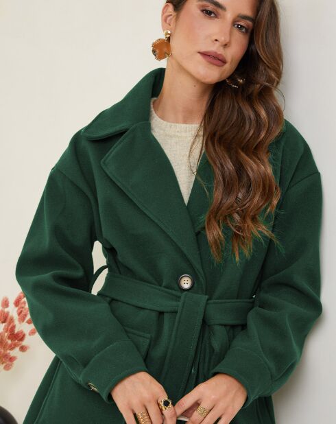 Manteau Lola vert sapin