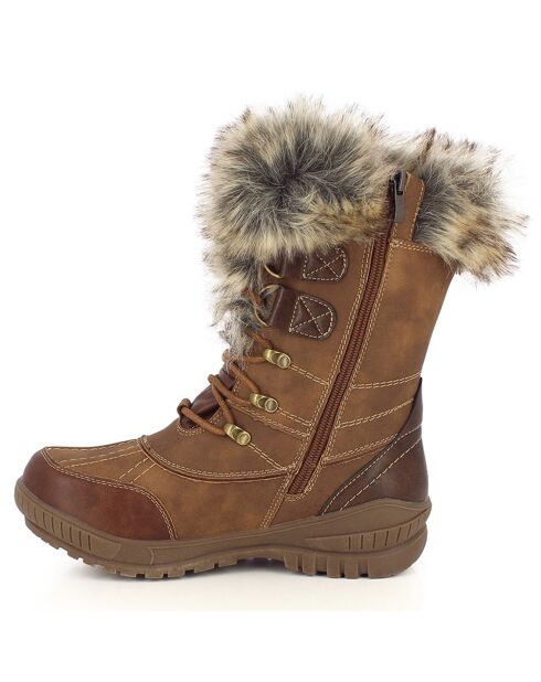 Boots canadiennes elena marron