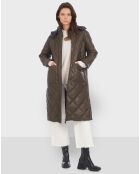 Manteau en Cuir Evasion brown