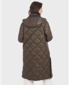 Manteau en Cuir Evasion brown