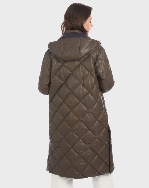 Manteau en Cuir Evasion brown