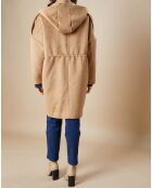 Manteau en Laine mélangée Milo camel