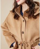 Manteau en Laine mélangée Milo camel