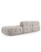 Canapé Modulable Droit Ferento 3 Places gris clair - 288x96x71 cm