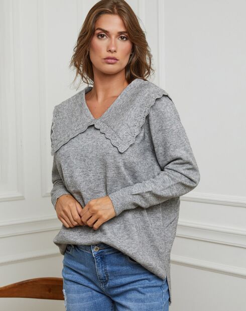 Pull Emilia gris