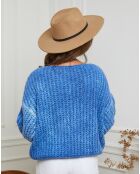 Pull en Laine mélangée Frenchie bleu