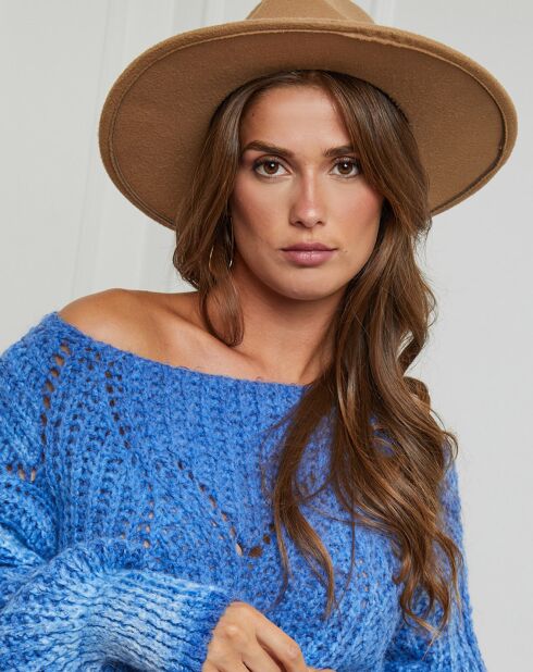 Pull en Laine mélangée Frenchie bleu