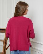 Pull en Laine & Cachemire mélangés Ginette prune