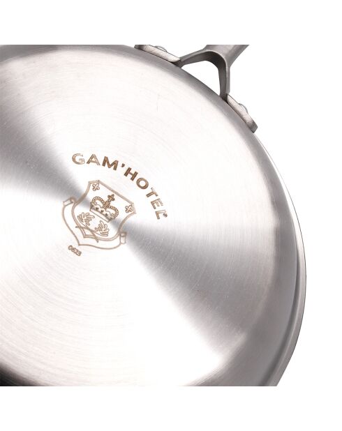 Poêle triplex induction grise - D.32 cm