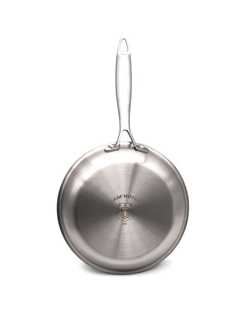 Poêle triplex induction grise - D.32 cm