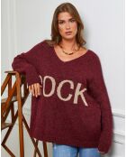 Pull Odèle bordeaux