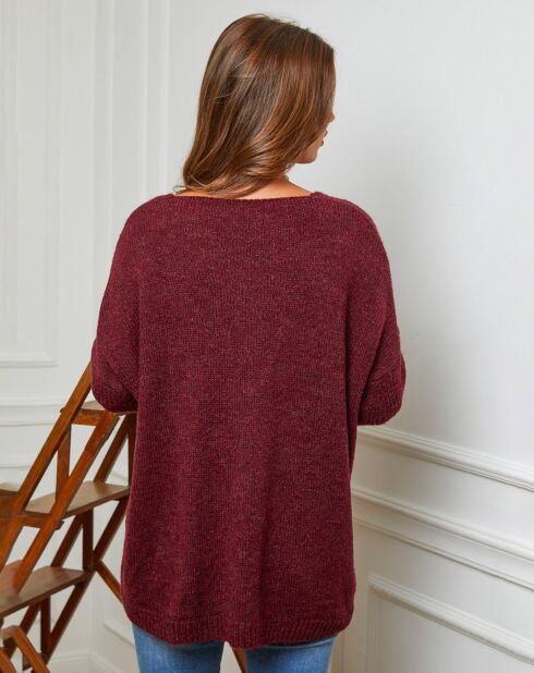 Pull Odèle bordeaux