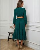 Robe Jema vert bouteille