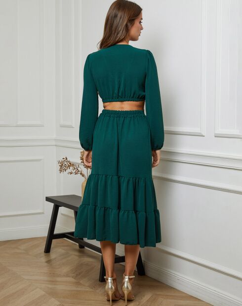 Robe Jema vert bouteille