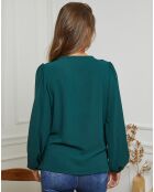 Blouse Lor vert bouteille