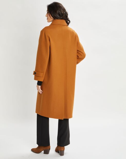 Manteau en Laine mélangée Maisel cognac