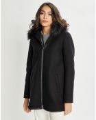 Duffle-coat en Laine mélangée Max noir