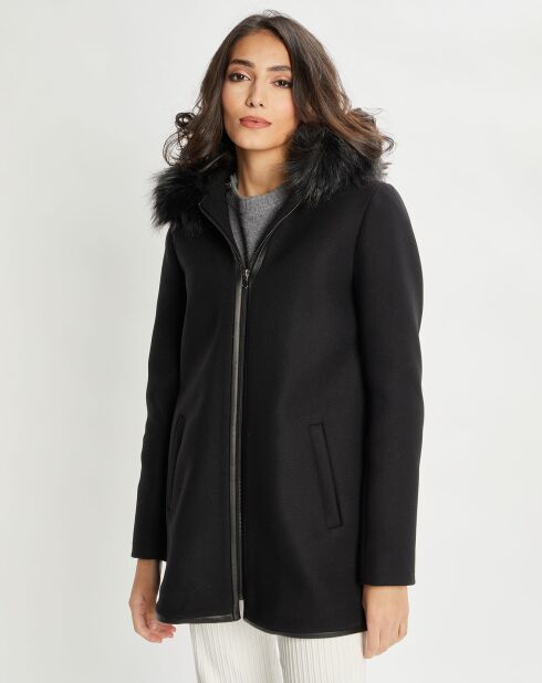 Duffle-coat en Laine mélangée Max noir