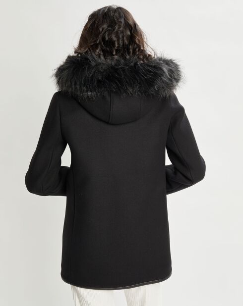 Duffle-coat en Laine mélangée Max noir