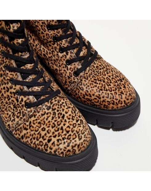 Boots en Cuir Soho classic marron - Talon 7 cm