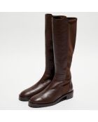 Bottes en Cuir 5050 Knee-Hi noisette