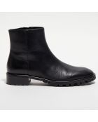 Bottines en Cuir Maelie noires