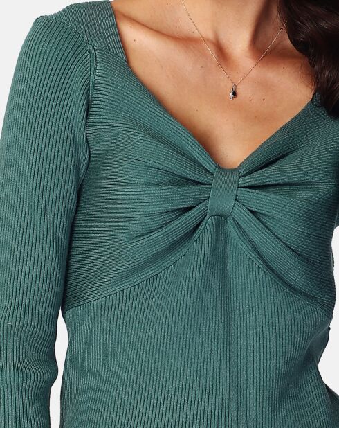 Pull Alison en Cachemire mélangé jade