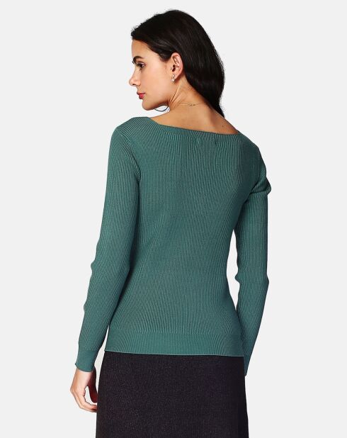 Pull Alison en Cachemire mélangé jade