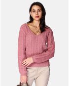 Cardigan Reversible Lilou bois de rose