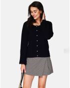 Cardigan Reversible Lilou noir