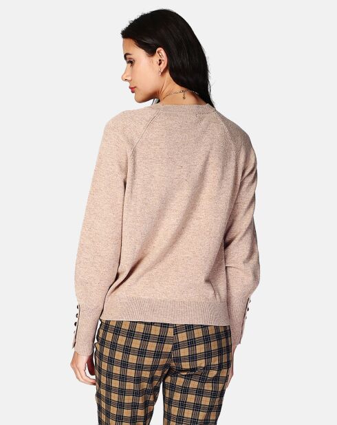 Pull en Cachemire & Soie Rebecca camel