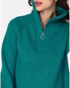 Pull Camille vert virid