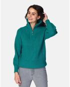 Pull Camille vert virid