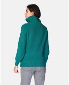 Pull Camille vert virid