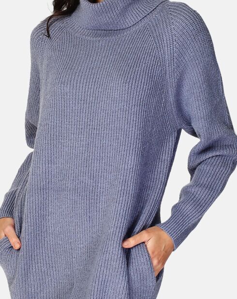 Robe Pull Titia bleu gris