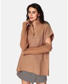 Mitaines Lola camel foncé