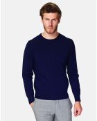 Pull Conor en Cachemire mélangé bleu nuit