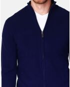 Cardigan en Cachemire mélangé Corentin bleu nuit