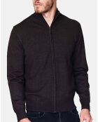 Cardigan Corentin wolf in misto cashmere