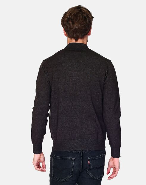 Corentin vest in wolvenmix van kasjmiermix