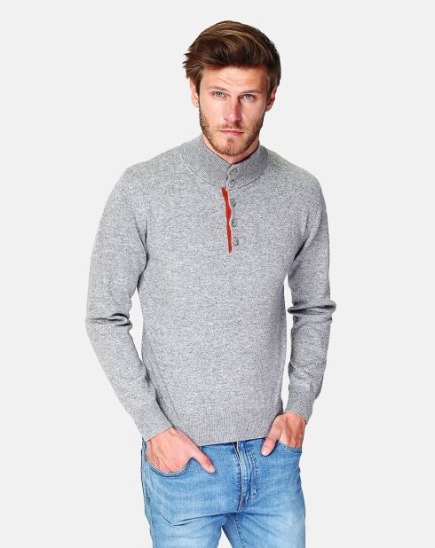 Pull en Cachemire & Soie Anthonin flanelle