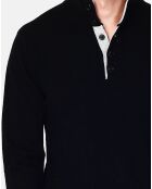 Pull en Cachemire & Soie Anthonin noir